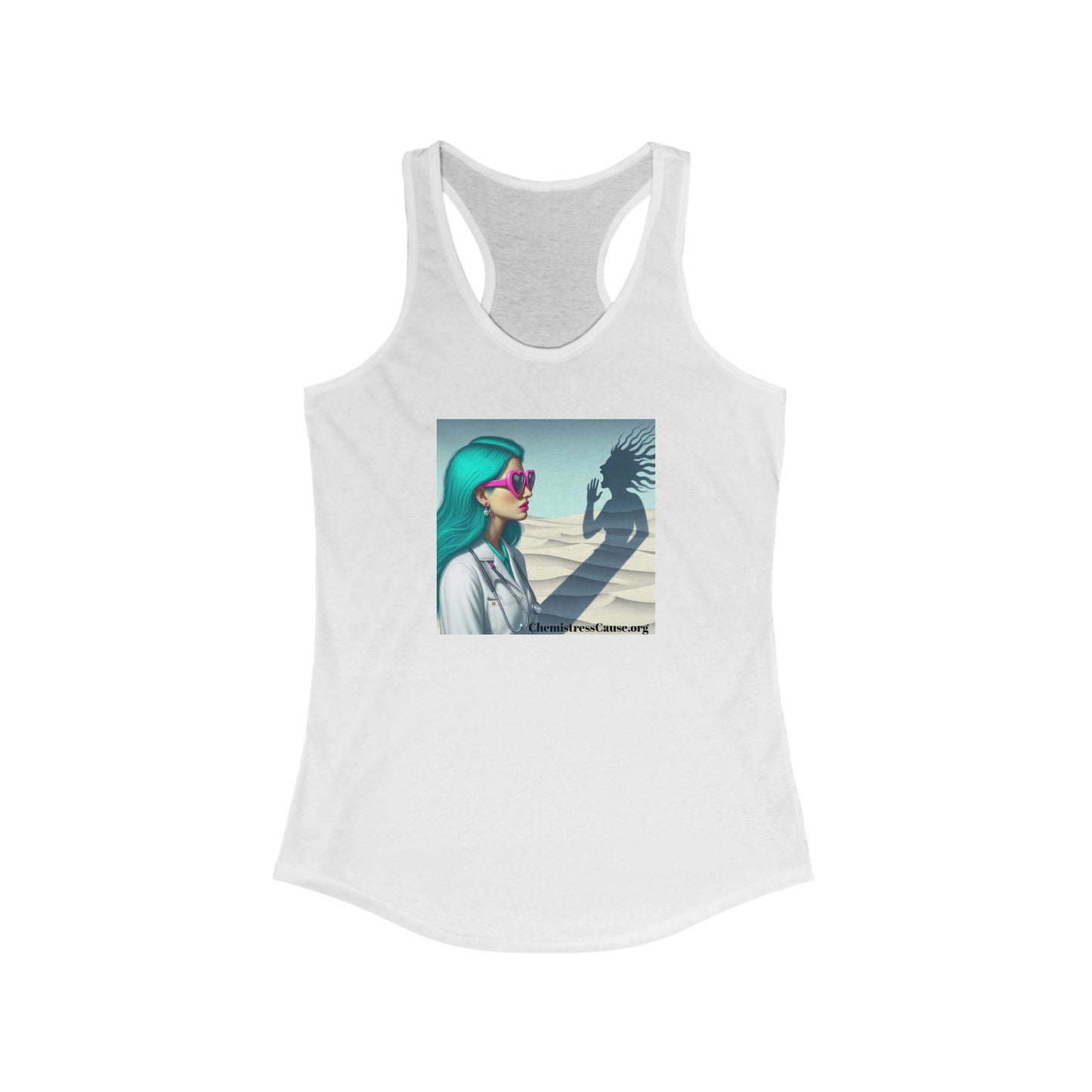 Women's Ideal Racerback Tank (Screams)