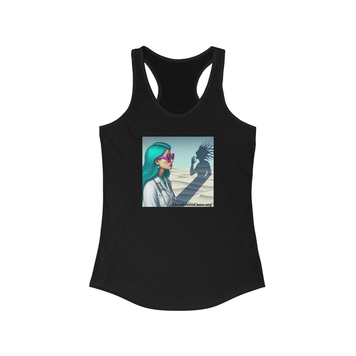 Women's Ideal Racerback Tank (Screams)