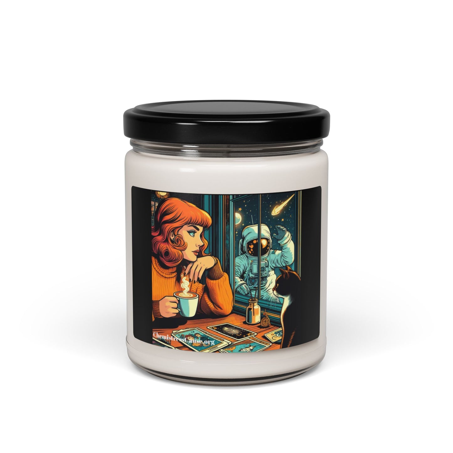 Scented Soy Candle, 9oz (Orange Tarot)